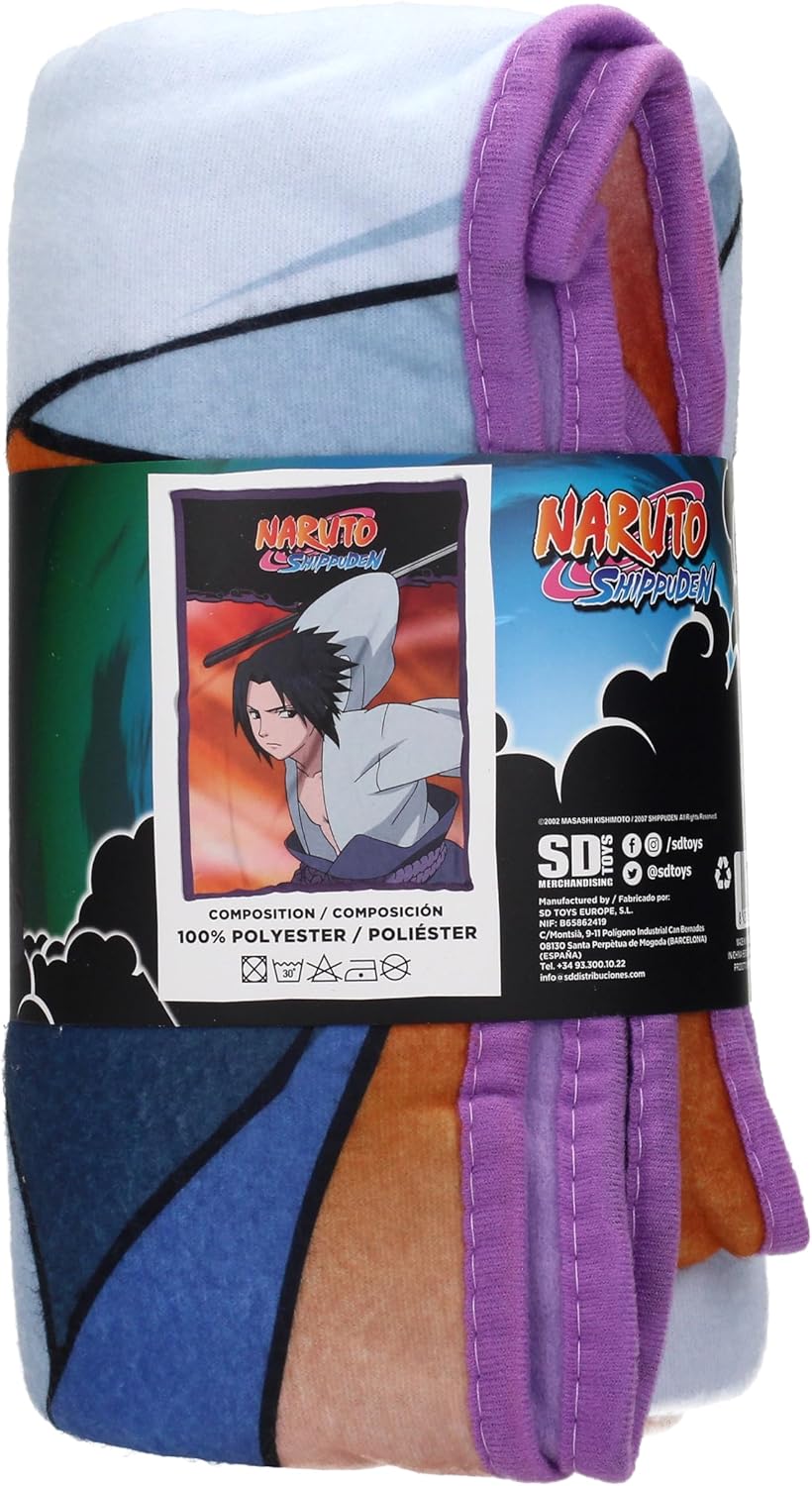 Couverture polaire Sasuke Naruto 100 x 150 cm – Image 6