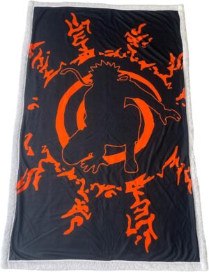 Plaid Naruto Seal en sherpa 100x150 cm