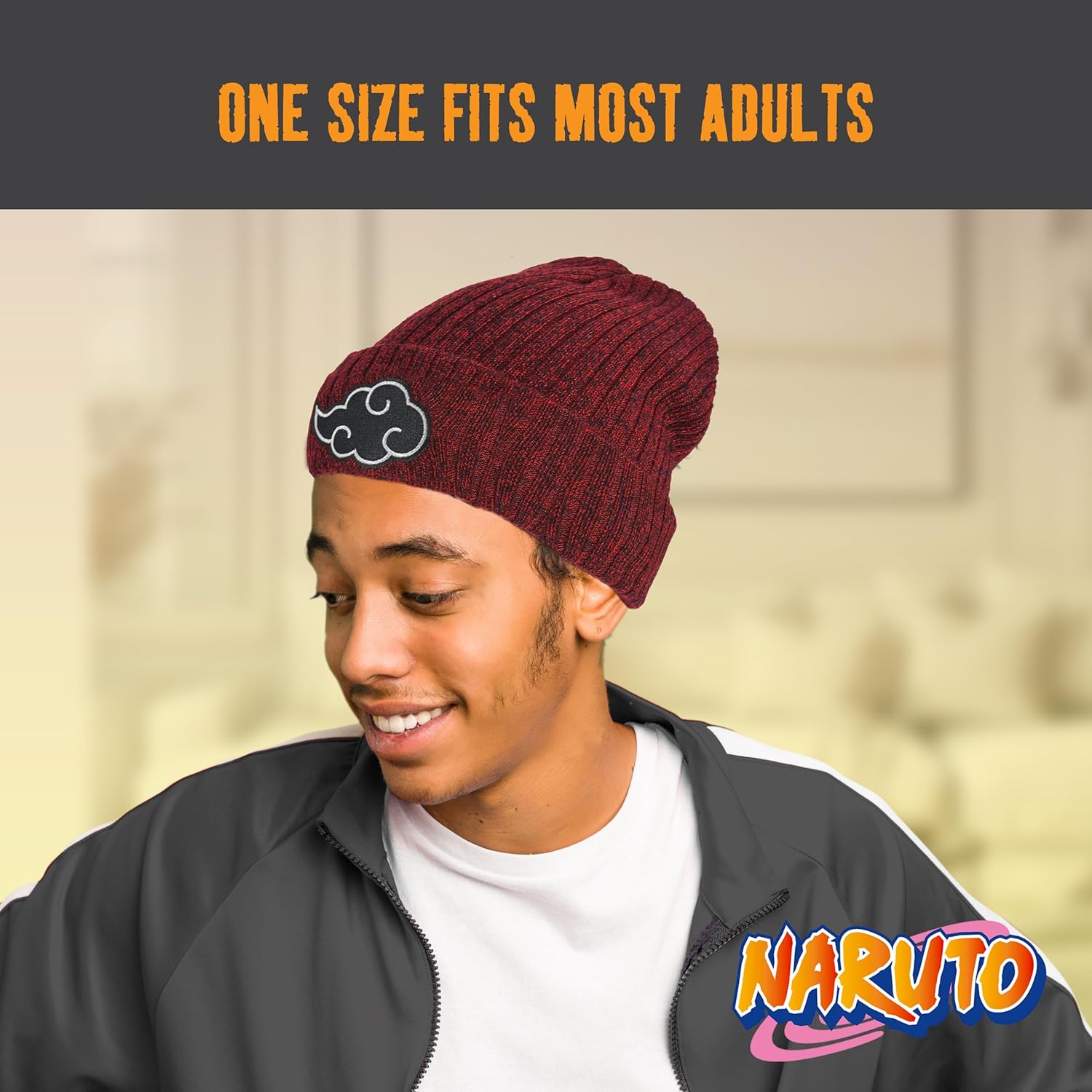Bonnet Naruto Akatsuki multicolore taille unique mixte – Image 4