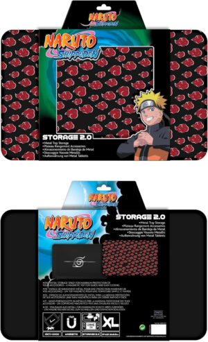 Plateau multiusage Naruto avec couvercle magnétique 29 x 19