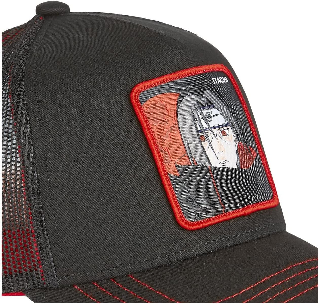 Casquette trucker noire Itachi de Naruto par Capslab – Image 3