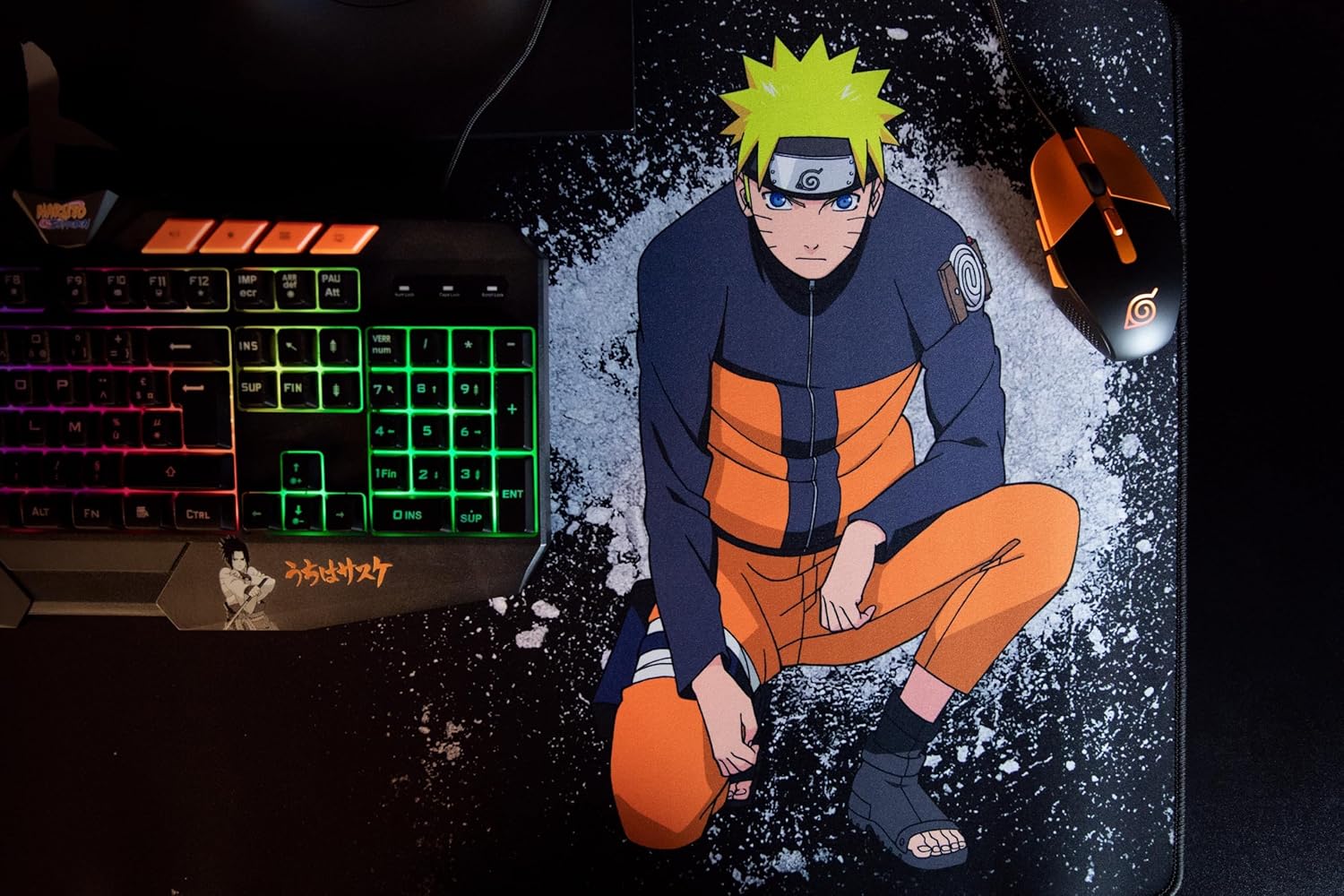 Souris gaming filaire Konix Naruto Shippuden Konoha LED – Image 8