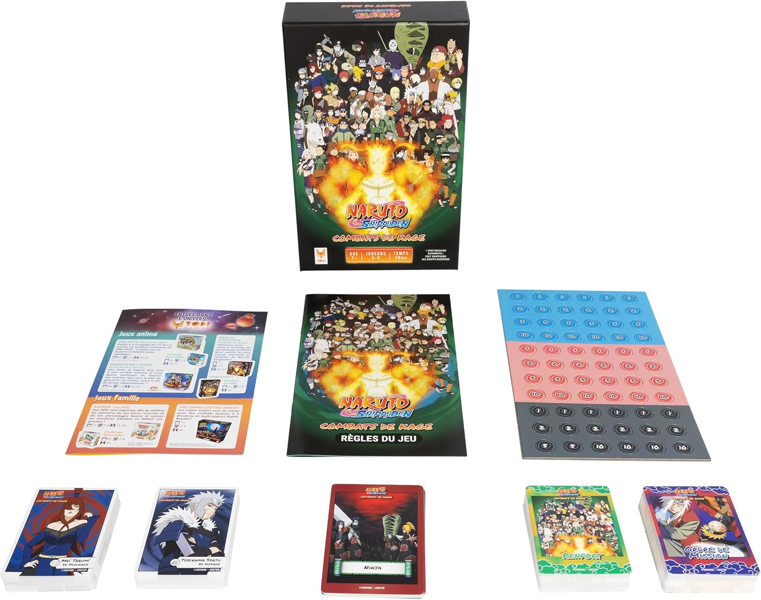 Naruto Shippuden : Combats de Kage, jeu de société 2 à 6 joueurs – Image 3
