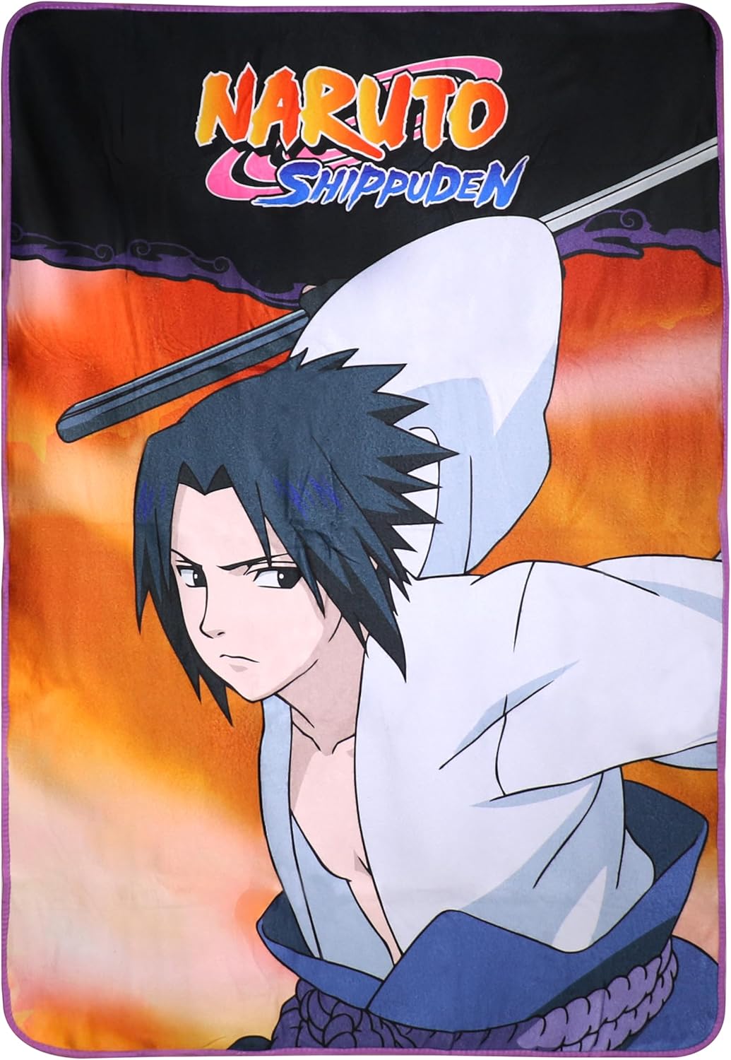 Couverture polaire Sasuke Naruto 100 x 150 cm