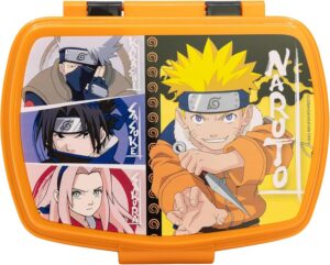 Boîte à déjeuner rectangulaire Naruto pour enfant