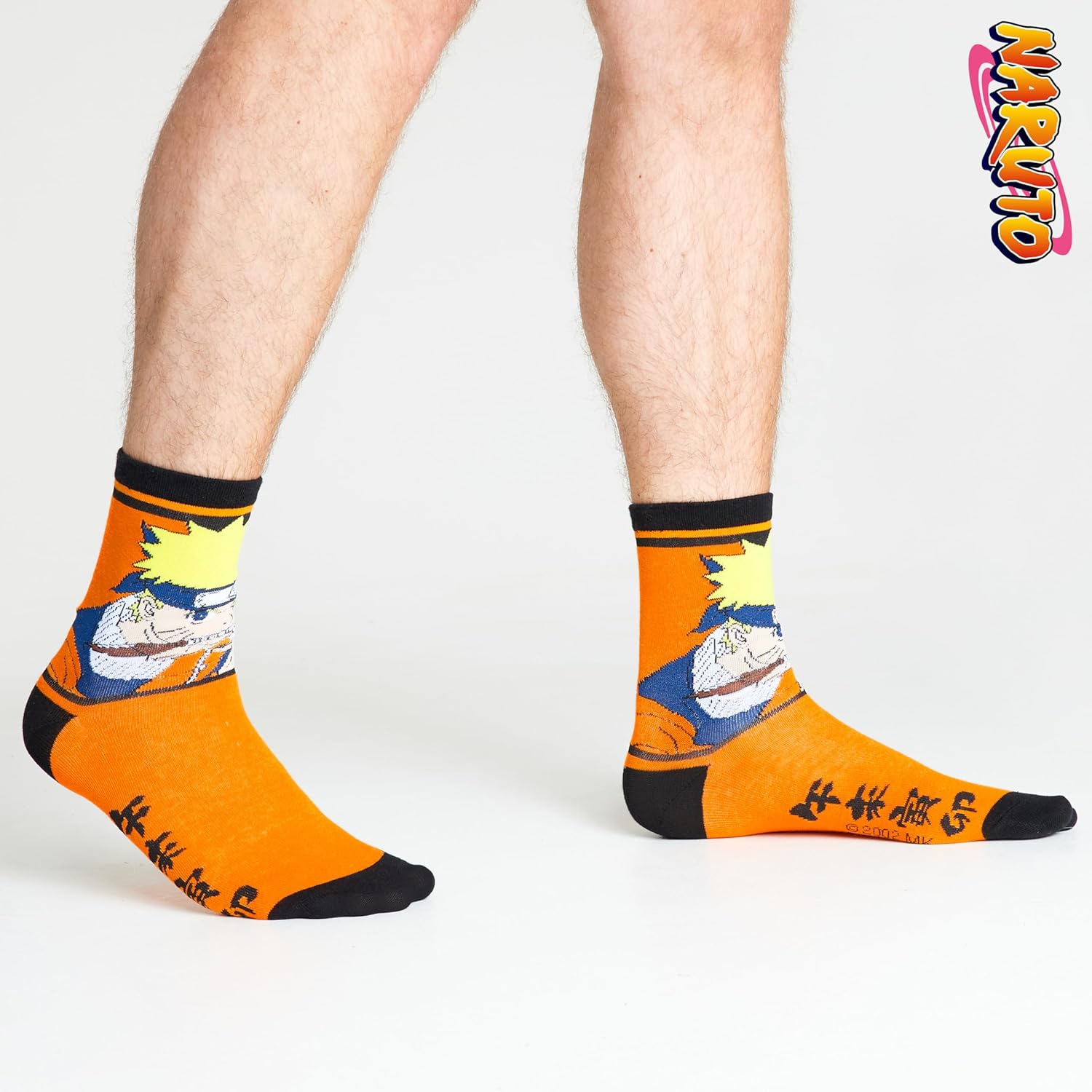 Coffret Naruto de 5 paires de chaussettes fantaisie homme 40-46 – Image 3