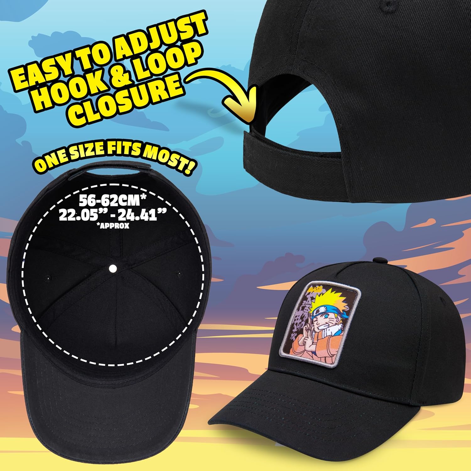 Casquette trucker snapback Naruto taille unique – Image 6
