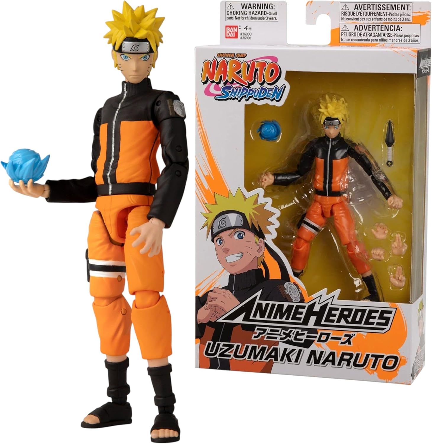 Naruto Uzumaki, figurine Anime Heroes 17 cm - Naruto Shippuden
