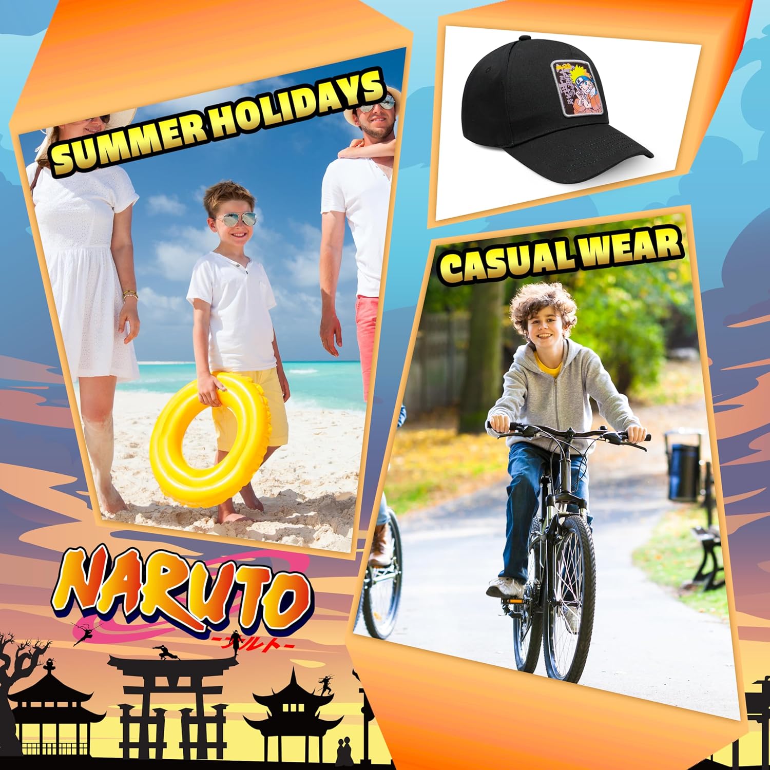 Casquette trucker snapback Naruto taille unique – Image 5