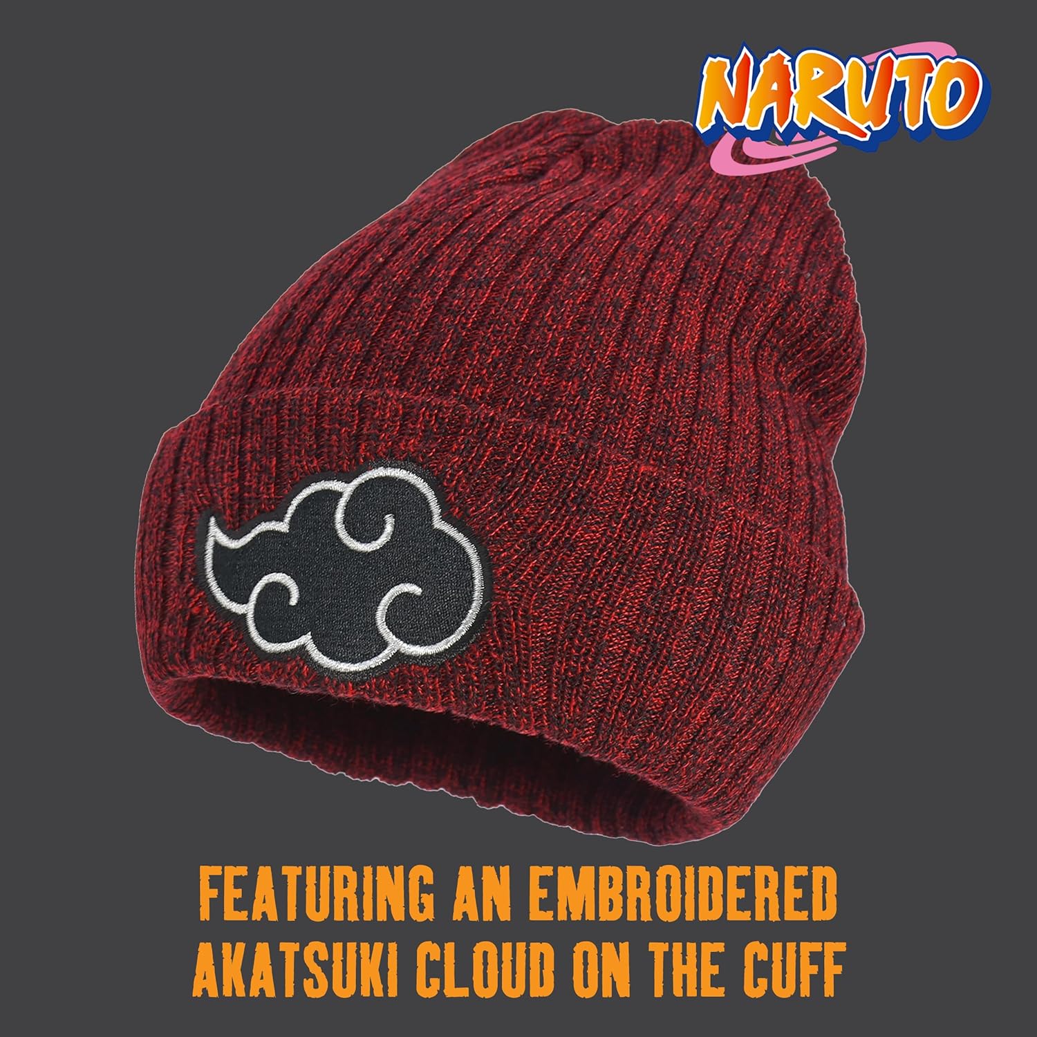 Bonnet Naruto Akatsuki multicolore taille unique mixte – Image 3