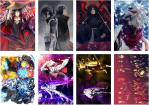Posters Naruto grand format, lot de 8 Style B