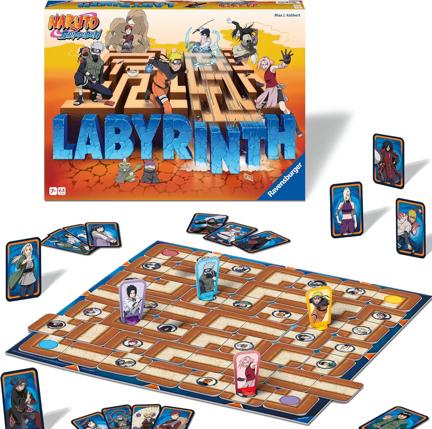 Labyrinthe Naruto Ravensburger, jeu de société dès 7 ans – Image 2