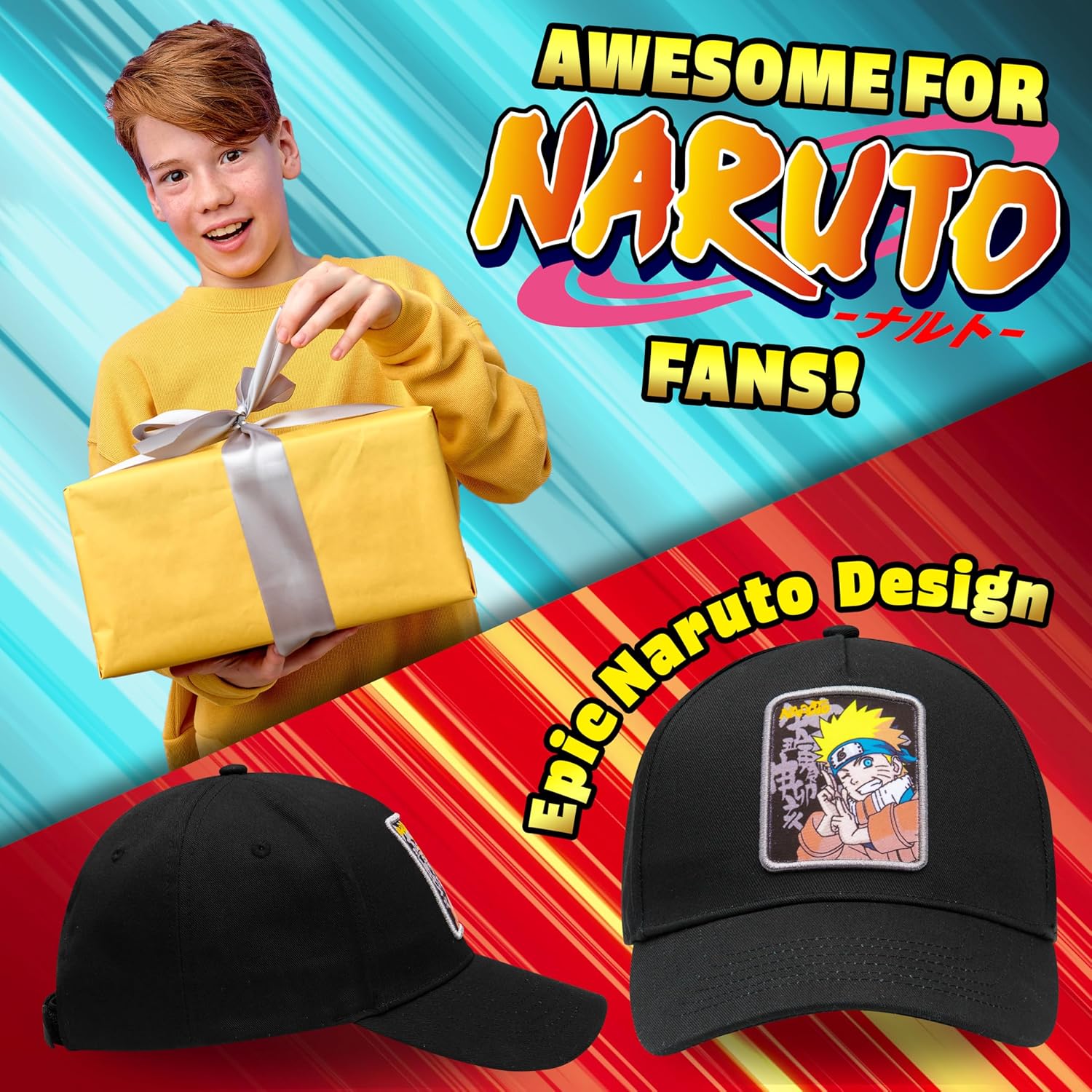 Casquette trucker snapback Naruto taille unique – Image 4