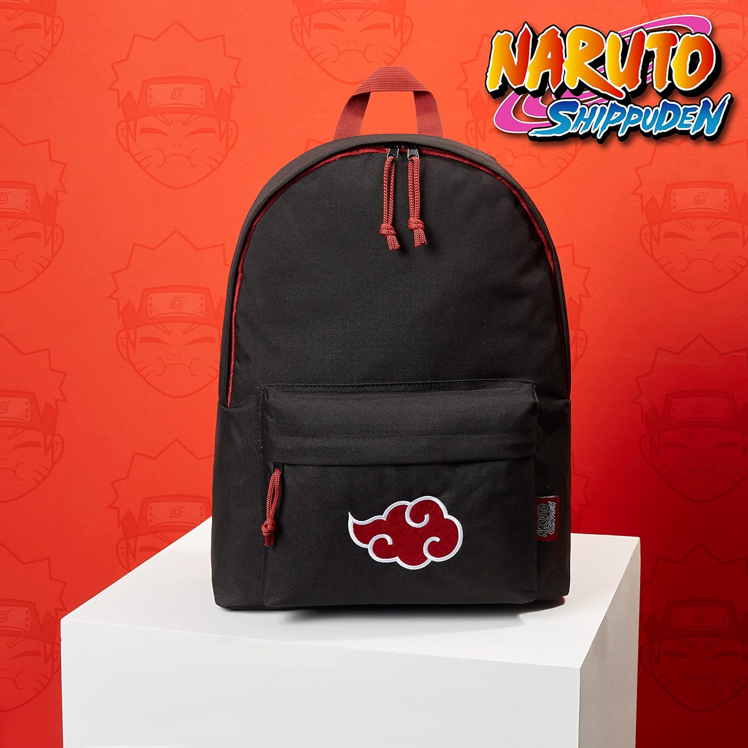 Sac à dos Naruto noir/rouge format 40,5 x 31,5 x 13,5 cm – Image 3