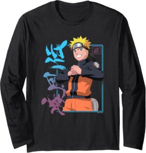 Cadre à manches longues Naruto Kanji - Naruto Shippuden