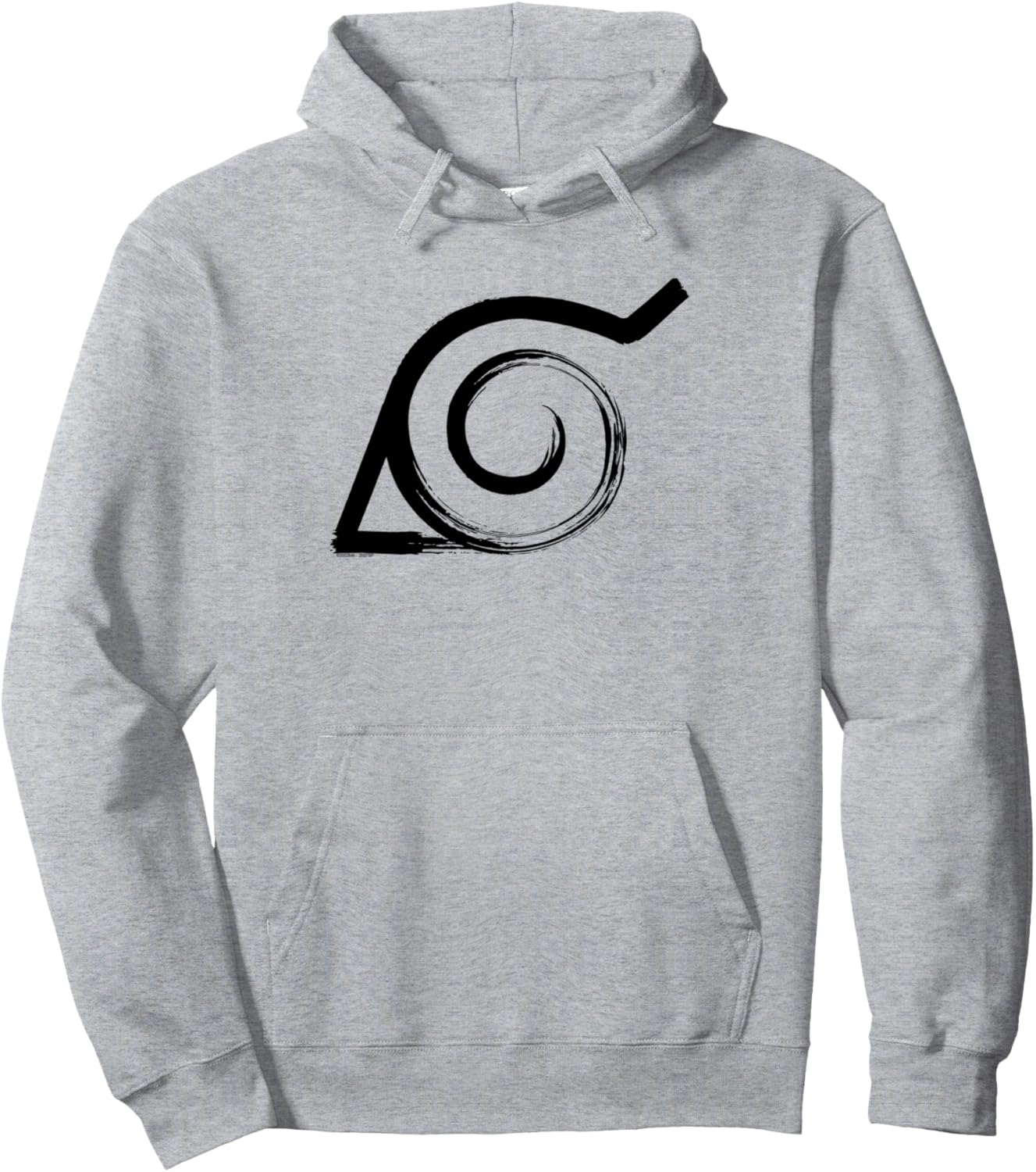 Sweat à capuche Naruto Shippuden Village anti-feuille, col tissé