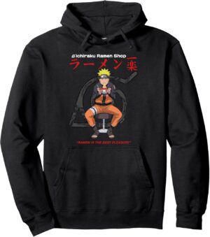 Sweat à capuche Naruto Shippuden Ichiraku, coupe classique