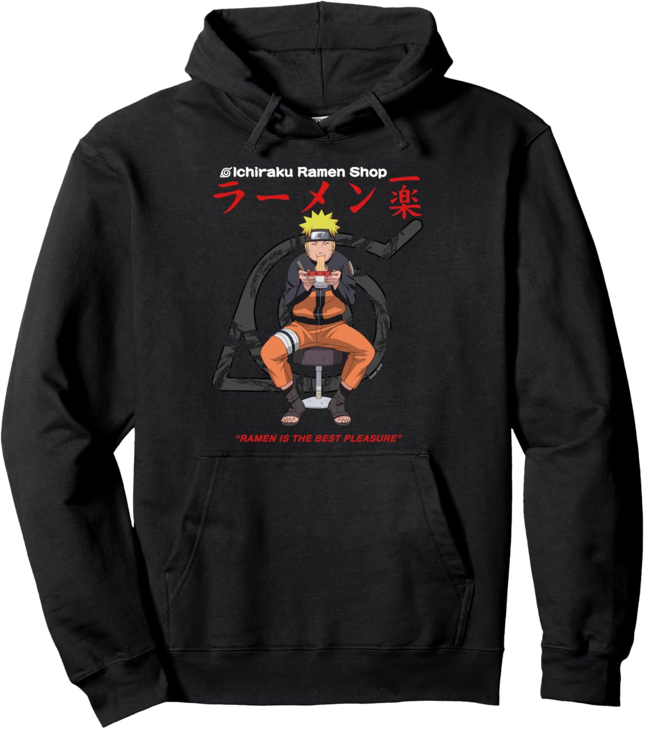 Sweat à capuche Naruto Shippuden Ichiraku, coupe classique