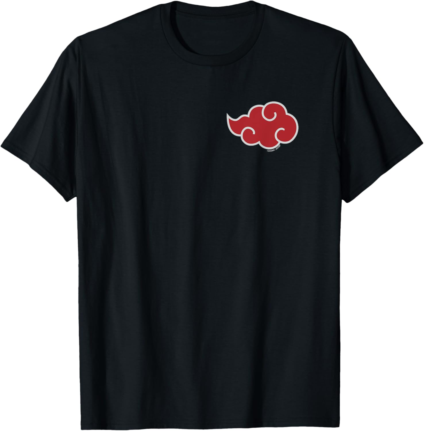 T-shirt Akatsuki Nuage Naruto Shippuden, coupe Femme ou Homme