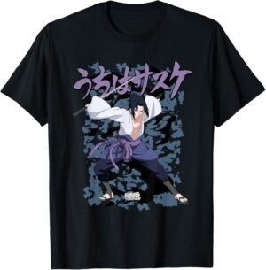 T-shirt Naruto Shippuden Sasuke, La malédiction