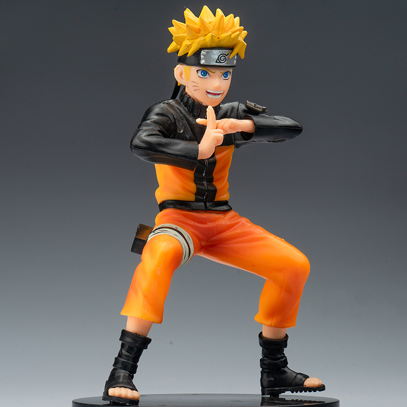 Figurine Naruto Uzumaki maître du Bunshinjutsu avec base – Image 2