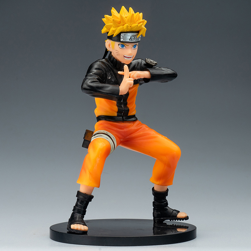 Figurine Naruto Uzumaki maître du Bunshinjutsu avec base – Image 4