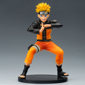 Figurine Naruto Uzumaki maître du Bunshinjutsu avec base