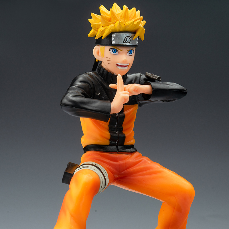 Figurine Naruto Uzumaki maître du Bunshinjutsu avec base – Image 6
