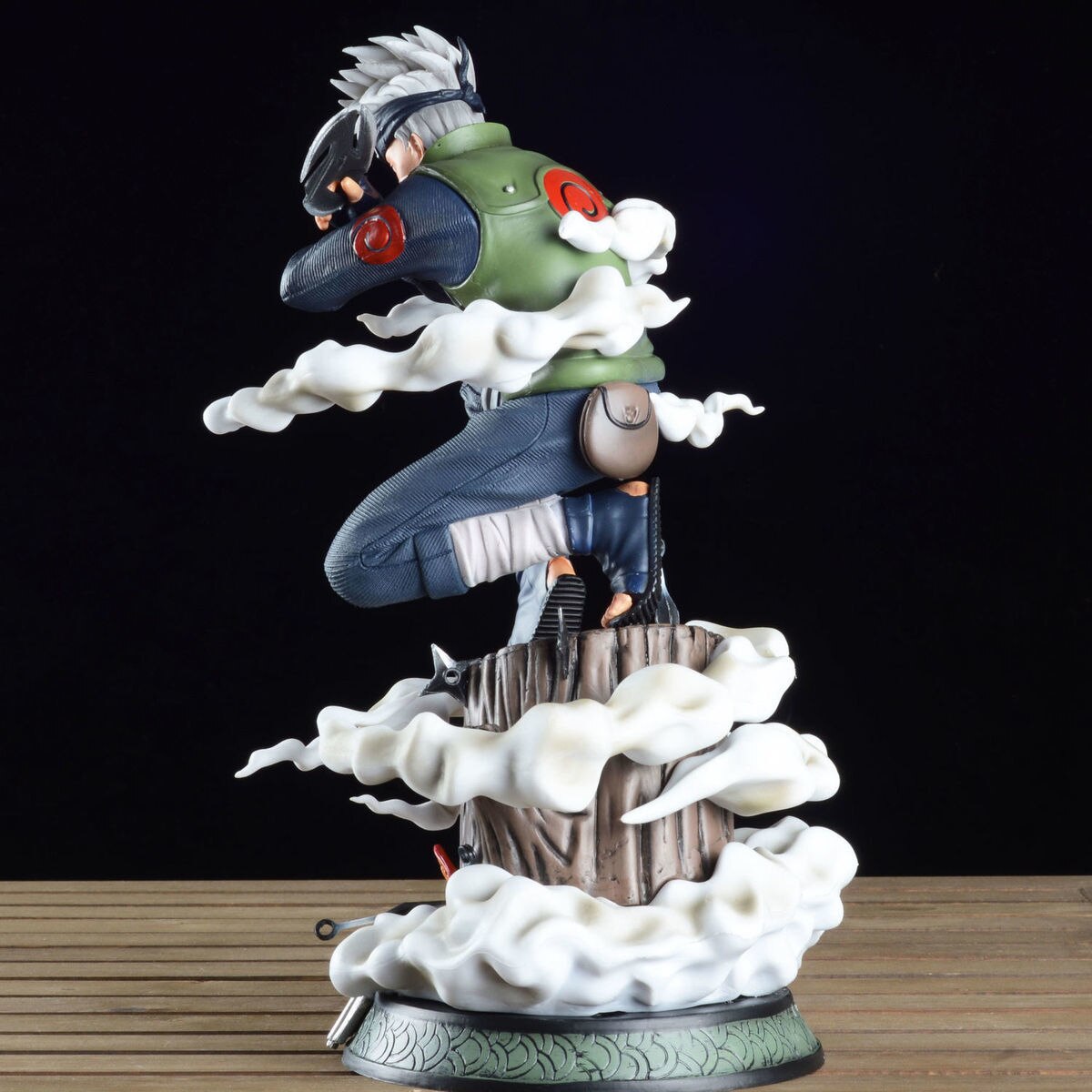 Kakashi Hatake Double Shuriken - Figurine Naruto en PVC 28 cm – Image 2