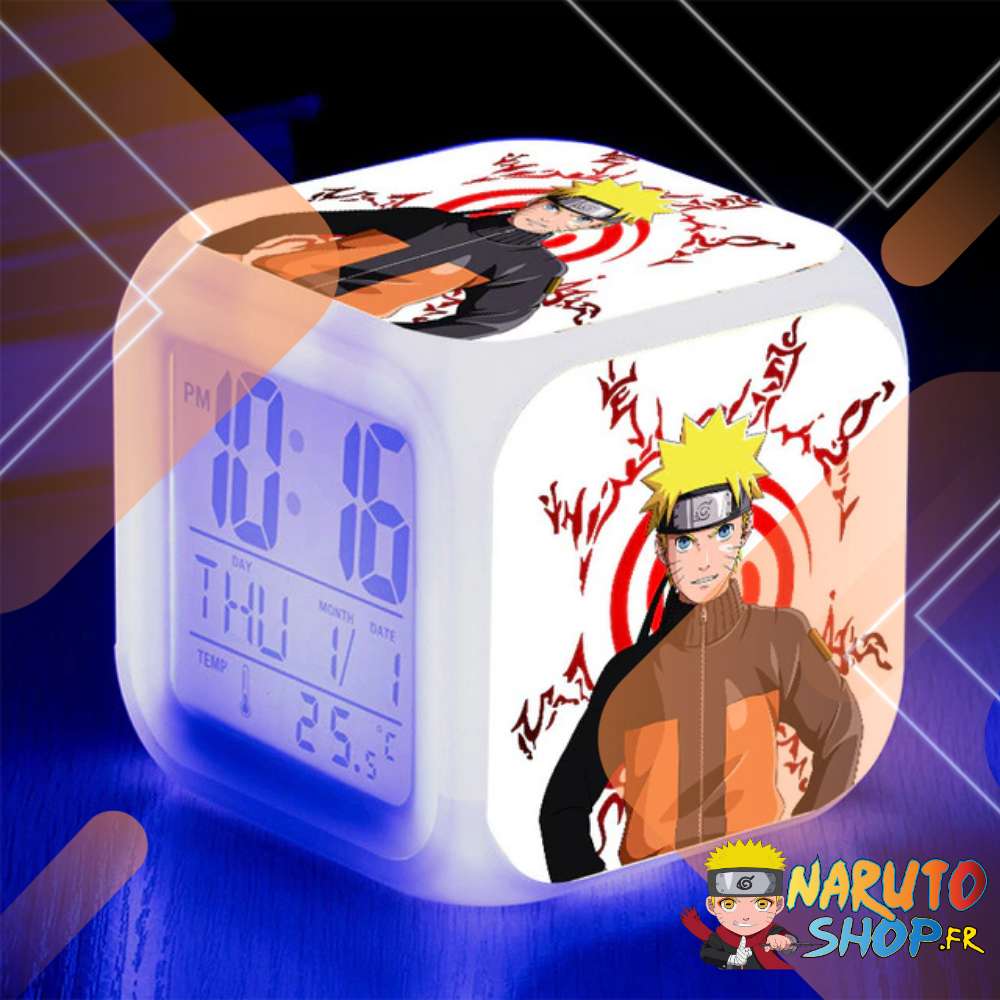 Réveil Naruto Kyubi Chakara à lumière changeante