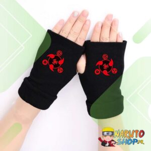 Gants Naruto Fugaku MS au motif Sharingan