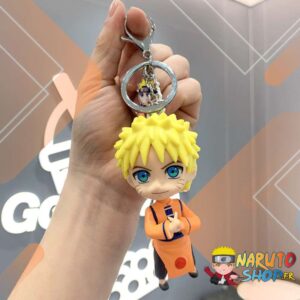 Porte-clés Hokage Naruto en PVC Plastique