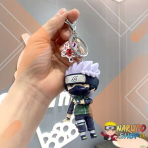 Porte-clés Kakashi Hatake de Naruto en PVC Plastique
