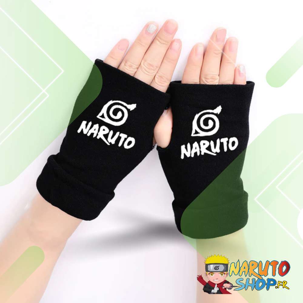 Gants Naruto à symbole Konoha en impression 3D