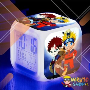Réveil à changement de couleur Naruto Uzumaki et Gaara
