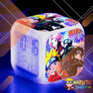 Réveil Naruto avec changement de couleurs RGB, Univers Ninja