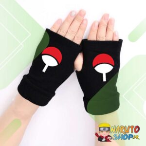 Gants Naruto Itachi avec symbole du clan Uchiha