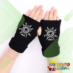 Gants Naruto Kyuubi avec symbole Chakara