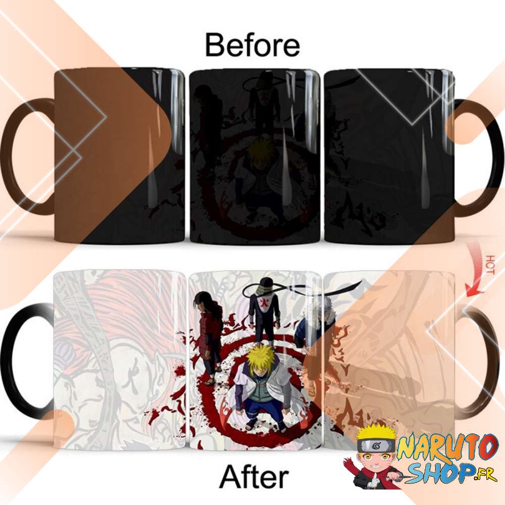 Mug Naruto Konoha au visuel du 4 Hokage