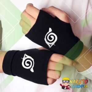 Gants Naruto Symbole Konoha Impression 3D