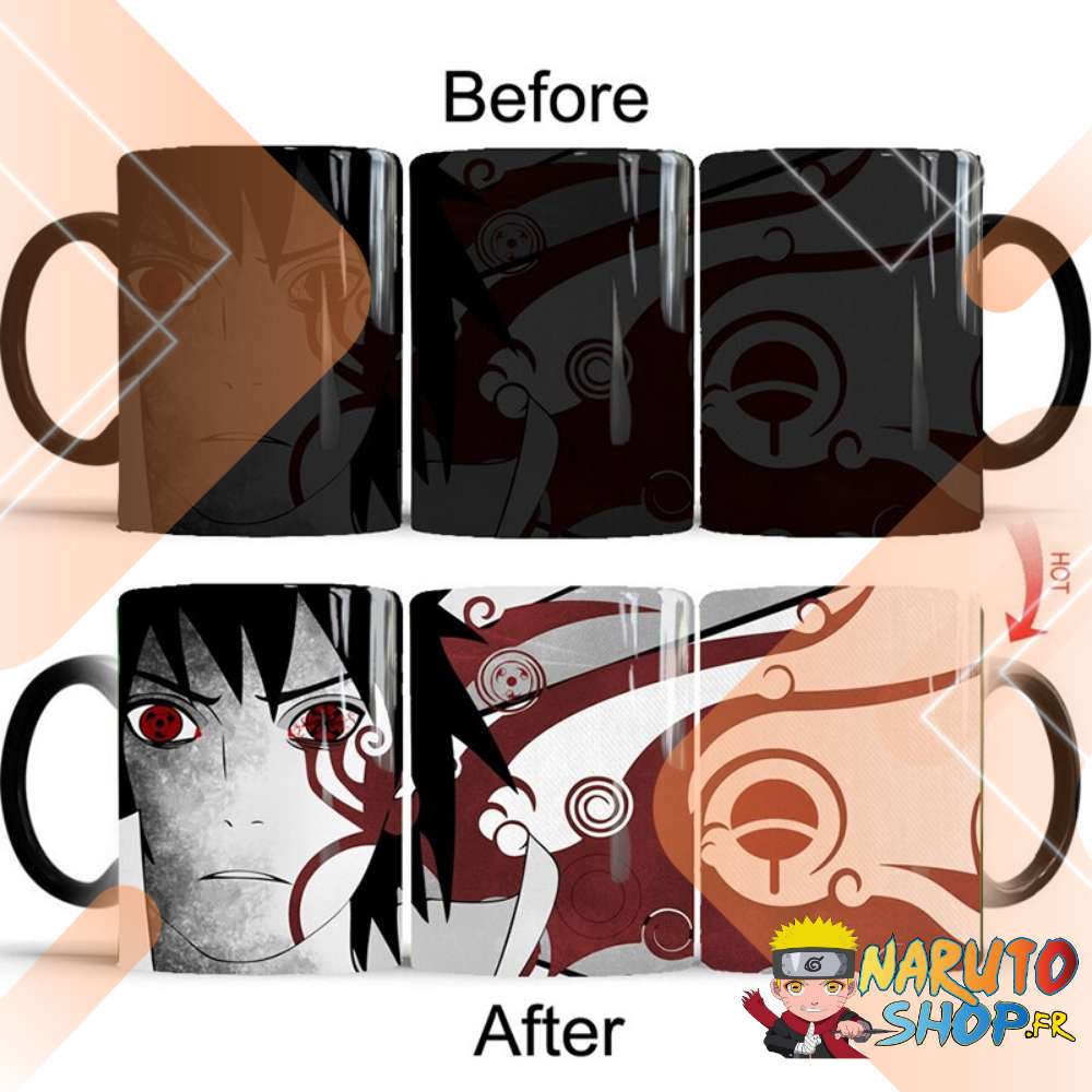 Mug Naruto de Sasuke Uchiwa avec Sharingan