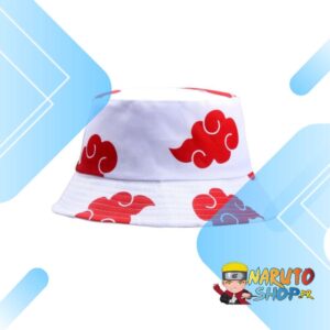 Chapeau blanc Naruto Akatsuki à logos