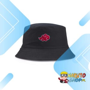 Chapeau noir Naruto Akatsuki en coton organique