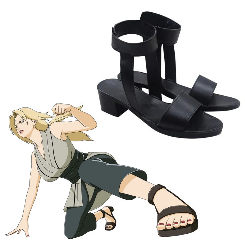 Sandales de cosplay Tsunade Hokage - Naruto