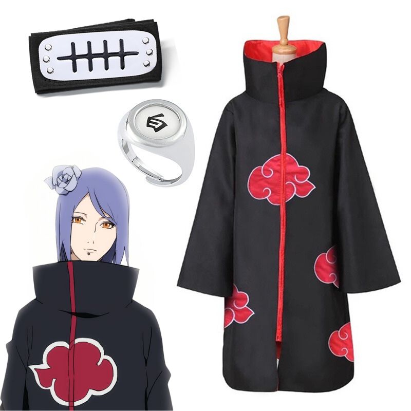 Konan Akatsuki - Tenue Cosplay Complète - Naruto Shippuden