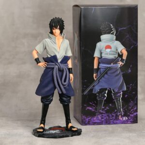 Figurine Naruto de Sasuke Uchiha aux Rinnegan et Sharingan