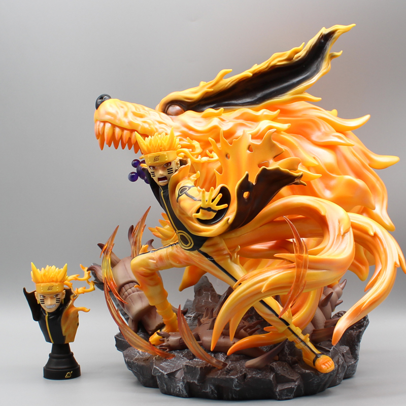 Figurine Naruto Uzumaki et Kurama en fusion 29 cm – Image 2