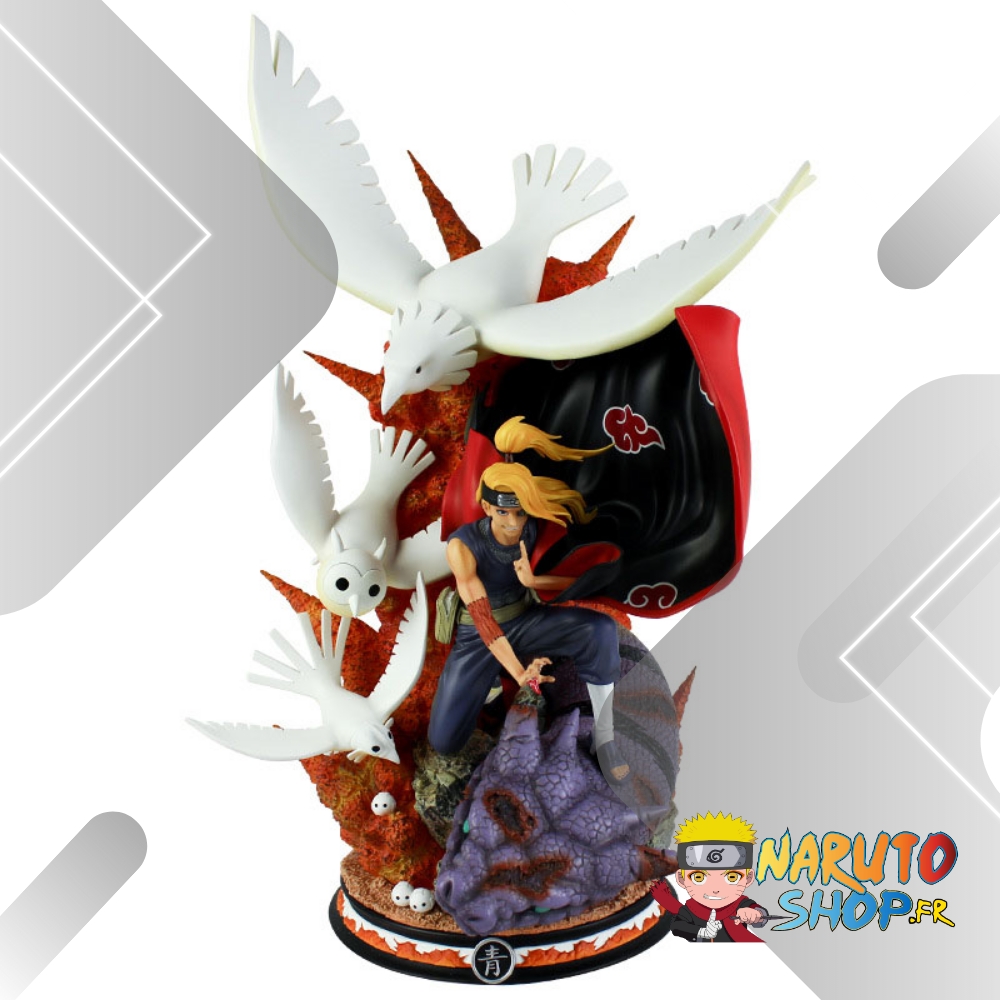 Figurine Naruto Deidara Akatsuki aux détails soignés
