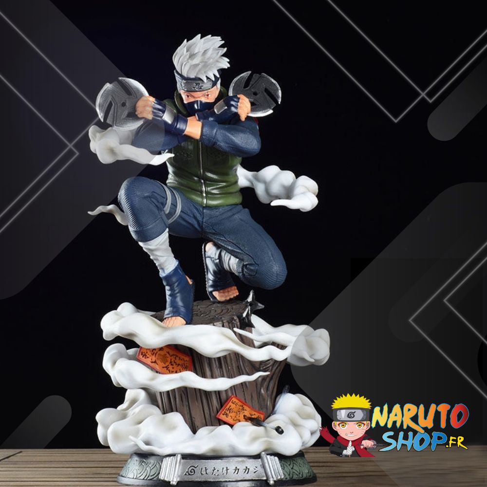 Kakashi Hatake Double Shuriken - Figurine Naruto en PVC 28 cm