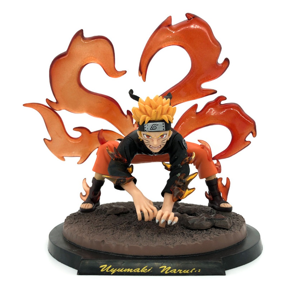 Figurine Naruto Kyubi avec socle, Uzumaki Naruto – Image 2